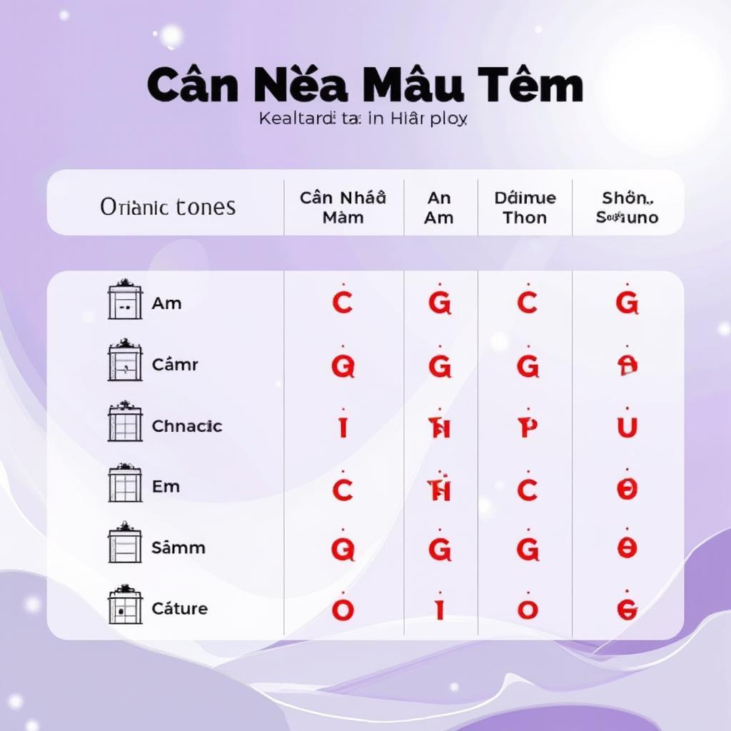 Chuyển tone căn nhà màu tím