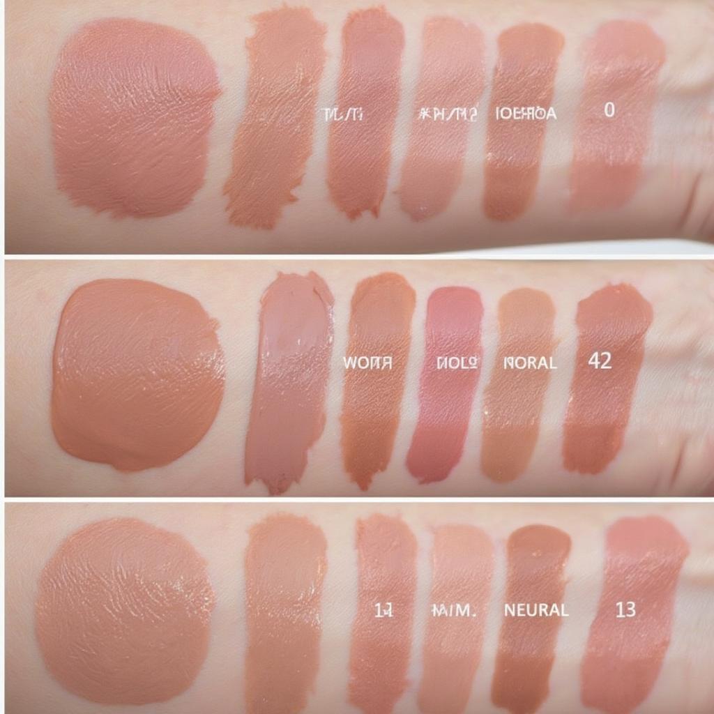 Màu son nude cho từng undertone