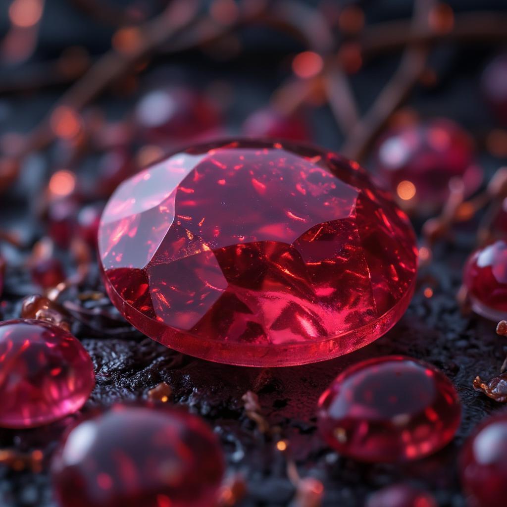 Sắc đỏ ruby huyền bí và quyến rũ